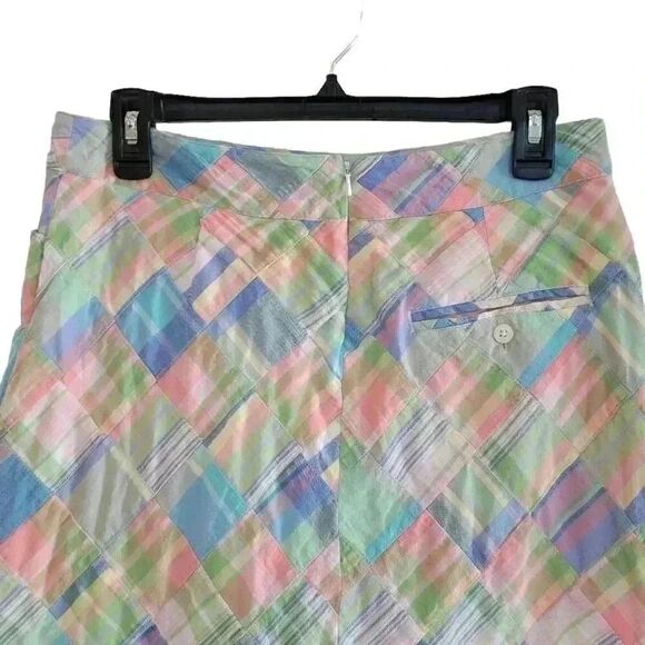Lady Hagen Women's Pastel Patchwork Cotton Skort Athletic Skirt - Picture 10 of 14